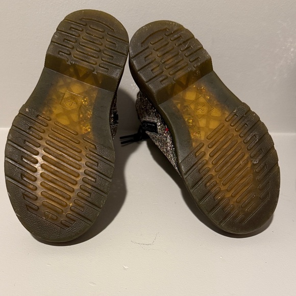 Dr. Martens Jr. 1460 Chunky Glitter Boots in silver multicolor - great condition - Picture 10 of 11